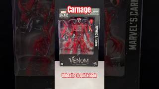 Marvel Legends Carnage quick look hasbro carnage marvel [upl. by Nelleh79]