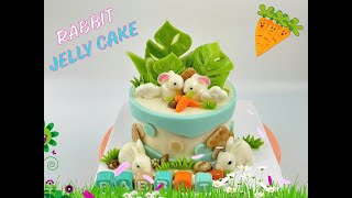 Adorable Garden of Bunnies Jelly Cakes  Crafting Adorable Bunny Designs  jelly cakes [upl. by Kondon779]