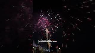 🇨🇦Diwali Fireworks in Toronto Canada  Fireworks at Nathan Phillips Square  Diwali in Brampton [upl. by Woo]