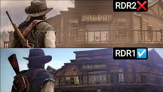 One Thing RDR1 Undoubtedly Does Better Than RDR2 [upl. by Mir]