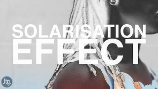 Photoshop Tutorial Solarized Photo Effect Solarisation [upl. by Eberto803]