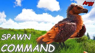 Argentavis ARK Spawn COMMAND  How To Summon ARGENTAVIS Ark CODE 2023 [upl. by Sillert]