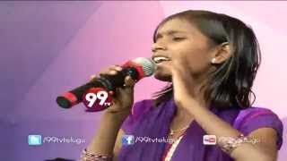 Folk Song Performance by Saritha at nampally exhibition Grounds at Numaish  2015  99tv HD [upl. by Noslien]