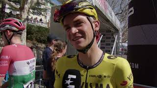 Sepp Kuss  Interview at the start  Stage 6  Volta Ciclista a Catalunya 2024 [upl. by Namaan788]