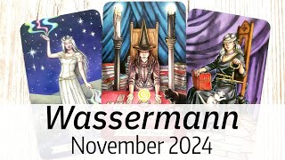 ♒WASSERMANN  November 2024  Erntezeit amp riesige Erfolge Du heilst Tarot [upl. by Hodosh]