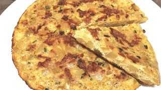 omelette aux pommes de terre اوملات بالبطاطا سريعة و روعة [upl. by Jac733]