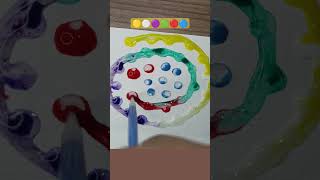 warna selalu bermakna droplets satisfying colors akrilikpainting asmr fypシ゚viral shortvideo [upl. by Ellatnahc]