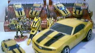 Transformers Movie 2007 Bumblebee Collection [upl. by Yecnuahc]