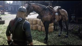 The Lost Valentine Drunk Has A Free Sooty Buckskin Dutch Warmblood in Red Dead Redemption 2 shorts [upl. by Lussi598]