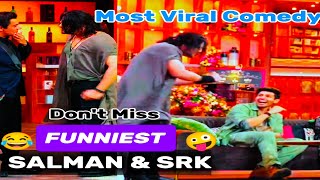 Sunil Grover As Salman Khan And Krushna As Sharukh 😎😄  Viral Trending Comedy Video 🤩😍  TGIKS [upl. by Chrissy781]