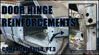 Fixing And Reinforcing The Door Hinges On My Jeep Comanche [upl. by Doxia]