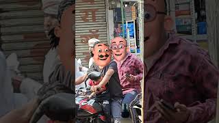 😂😂Bala bala song akshay kumar vs funny motu patlu call 😂😂😂 trending shorts funny motupatlu [upl. by Tacita]