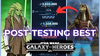 Five BEST Naboo Raid Teams in SWGOH [upl. by Gnourt]