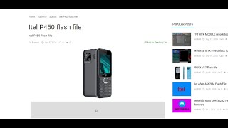 Itel P450 flash file [upl. by Lorollas]