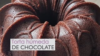 Torta húmeda de chocolate  Súper fácil  DELICIOSA [upl. by Ailemaj98]