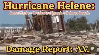 Hurricane Helene Damage in Lido Bradenton Beach amp Manatee River [upl. by Carine39]