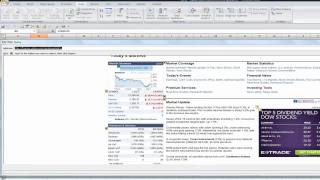 How to Create a Web Query in Excel to Get Current Data [upl. by Yeltsew]