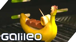 Kuchen amp Schokobananen auf dem Grill Pimp my BBQ mit leckeren Desserts  Galileo  ProSieben [upl. by Brunhilda725]