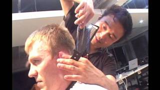 How to do Shortlayered haircut for a guy [upl. by Abehshtab327]