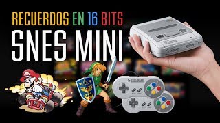 SNES MINI Probamos la consola y sus juegos [upl. by Dranal]