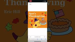 Spot s thanksgiving Book ￼ [upl. by Ellehcan168]