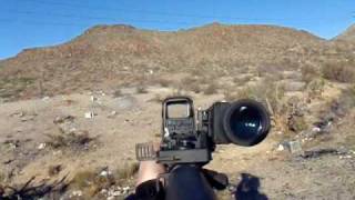 First Person Shooter Cam Eotech 552 and Replica Eotech 4X Magnifier [upl. by Assirahs18]