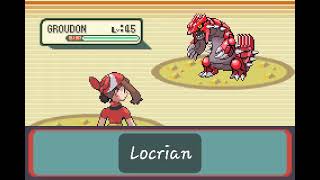 Pokémon RSE  Legendary battle Locrian [upl. by Brion948]