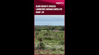 Elon Musks SpaceX Launches Indian Satellite GSAT20 [upl. by Jemine]