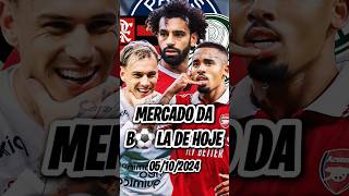 SALAH NO PSG ROGER GUEDES NO FLAMENGO GABRIEL JESUS NO PALMEIRAS MERCADO DA BOLA [upl. by Nanine]