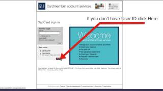 Gap Credit Card Requires Login To Your Account [upl. by Stew]