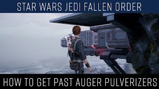 STAR WARS Jedi Fallen Order  How to get past Auger pulverizer on Zeffo [upl. by Milan]