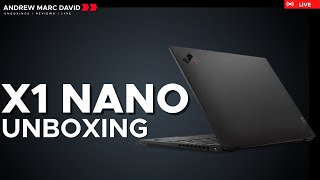 ThinkPad X1 Nano Gen 3 2023  Live Unboxing [upl. by Lanfri566]