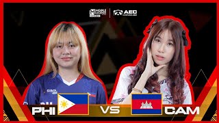 MLBB WOMEN  Philippines vs Cambodia  PLAYOFF  IESF ASIA REGIONAL QUALIFIERS 2024  DAY 4 [upl. by Noedig]