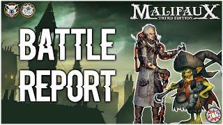 Malifaux Battle Report Outcasts vs Bayou [upl. by Michelsen]