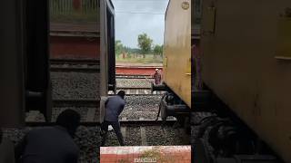 Train Coupling Is to Dangerous 🤯 Joining Train 😳shorts [upl. by Thursby986]