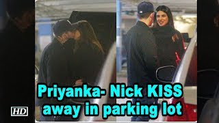 Priyanka Nick KISS away in parking lot [upl. by Nerual]