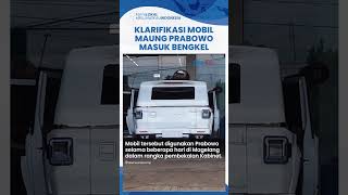 Kronologi Mobil Maung Prabowo Masuk Bengkel seusai 1 Minggu Pemakaian Pemilik Bengkel Buka Suara [upl. by Valente]