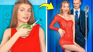 COOL DIY FASHION HACKS Girly Clothes Transformation Ideas by Mariana ZD [upl. by Blanding39]