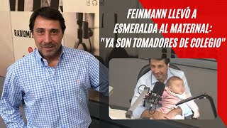 Feinmann llevó a Esmeralda al jardín y contó un detalle quotEn sala de 3 ya son tomadores de colegioquot [upl. by Nnylidnarb]