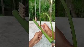 Homemade Archery archery diy bamboo toys toy greenscreen shortvideo shortvideo shorts [upl. by Eiduam164]