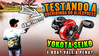 🎣 TESTE da CARRETILHA Yokota Seiko  O MELHOR custo benefício em CARRETILHA [upl. by Saucy]