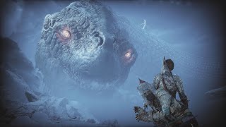 God of War Ragnarok  All World Serpent Giant Snake Scenes [upl. by Lzeil]