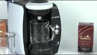 Making a Chocolate with Tassimo Coffee Brewer [upl. by Anahcar]