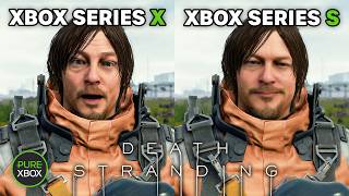 Death Stranding Xbox Series X Vs Series S  Side By Side Gameplay Comparison [upl. by Ariem]