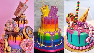 More Colorful Cake Decorating Compilation  Most Satisfying Cake Videos [upl. by Neggem]