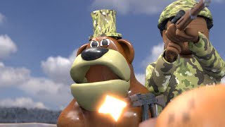 Freddy Fazbear The Soldier And More Freddy Fazbear Animations By Agbaps [upl. by Ydoj]