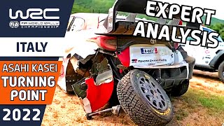 WRC Expert Analysis  Asahi KASEI Turning Point  WRC Rally Italia Sardegna 2022 [upl. by Akoyn]