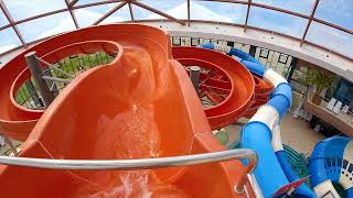 Viper WaterSlide at Nymphaea WaterPark Oradea Romania [upl. by Uzzia151]