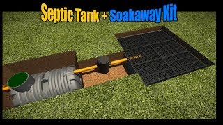 Septic Tank Soakaway Kit  Septic Tank Installation [upl. by Akirahs]