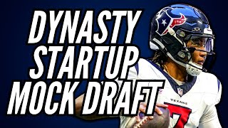 2024 Dynasty Startup Mock Draft  Superflex PPR [upl. by Halimeda178]